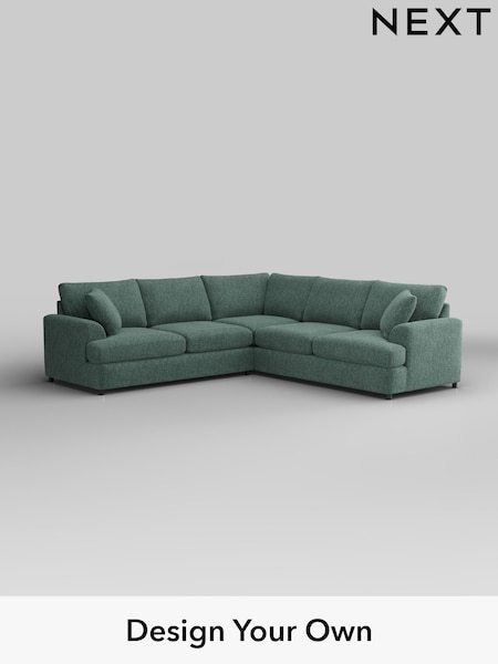 Cotswold Chenille/Mid Slate Teal Green Parker Platform (H35146) | £2,725