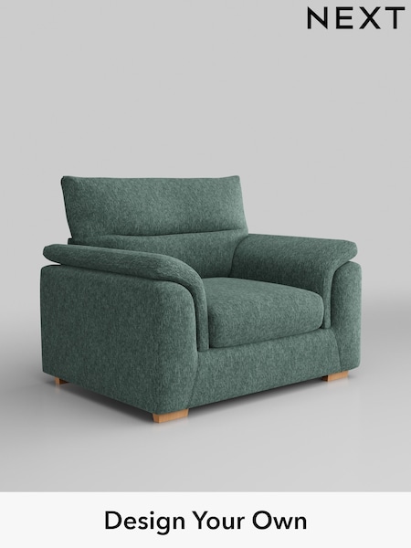 Cotswold Chenille/Mid Slate Teal Green Hayden Highback (H35147) | £850