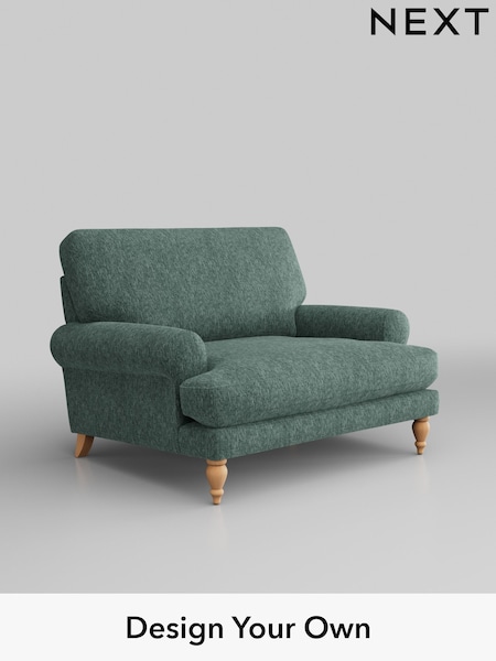 Cotswold Chenille/Mid Slate Teal Green Erin Deep Relaxed Sit (H35149) | £975