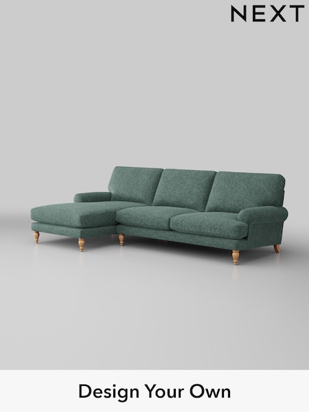 Cotswold Chenille/Mid Slate Teal Green Erin Deep Relaxed Sit (H35149) | £1,975