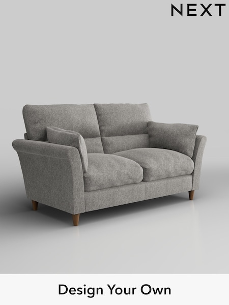 Cotswold Chenille/Silver Grey Hartley Highback Relaxed Sit (H35184) | £1,225