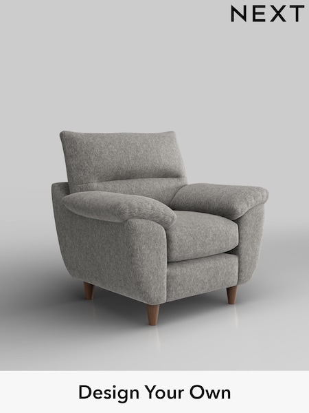 Cotswold Chenille/Silver Grey Elliot Highback (H35189) | £675
