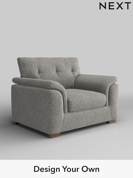 Cotswold Chenille/Silver Grey Hayden Buttoned Back (H35190) | £850