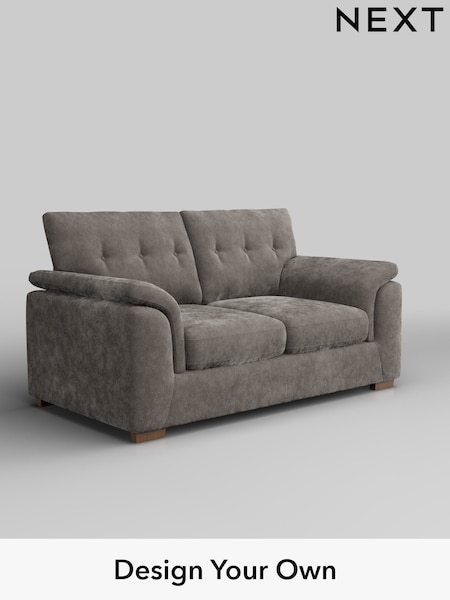 Distressed Velour/French Grey Hayden Buttoned Back (H35195) | £1,125