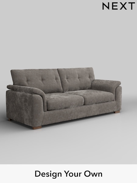 Distressed Velour/French Grey Hayden Buttoned Back (H35195) | £1,325
