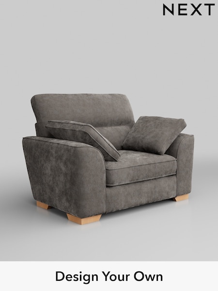 Distressed Velour/French Grey Stamford Highback (H35196) | £899