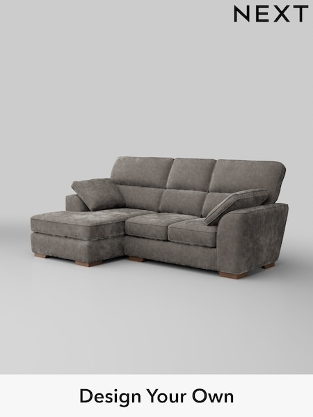 Distressed Velour/French Grey Stamford Highback (H35196) | £1,775