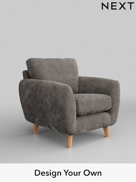 Distressed Velour/French Grey Wilson (H35197) | £550