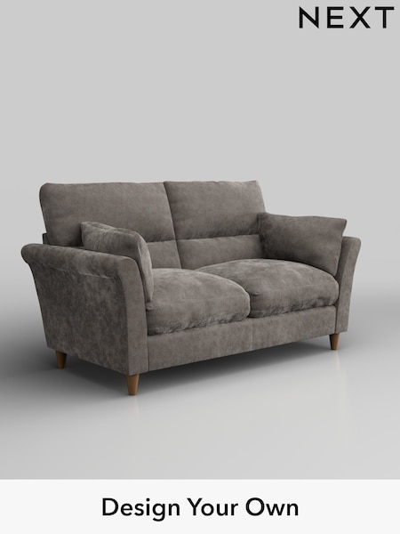 Distressed Velour/French Grey Hartley Highback Relaxed Sit (H35198) | £1,225