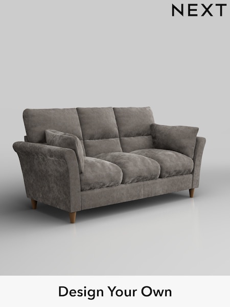 Distressed Velour/French Grey Hartley Highback Relaxed Sit (H35198) | £1,325