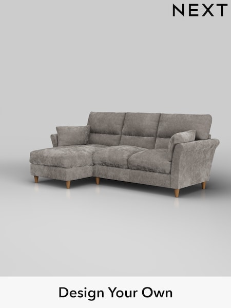 Distressed Velour/French Grey Hartley Highback Relaxed Sit (H35198) | £1,950