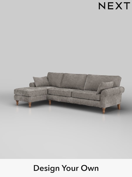 Distressed Velour/French Grey Mallory (H35199) | £1,575