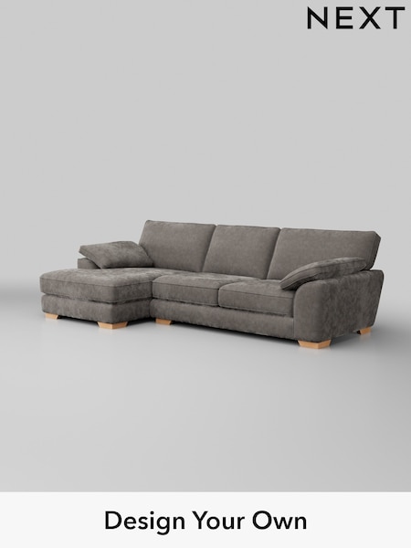 Distressed Velour/French Grey Stamford Grand Relaxed Sit (H35206) | £2,550