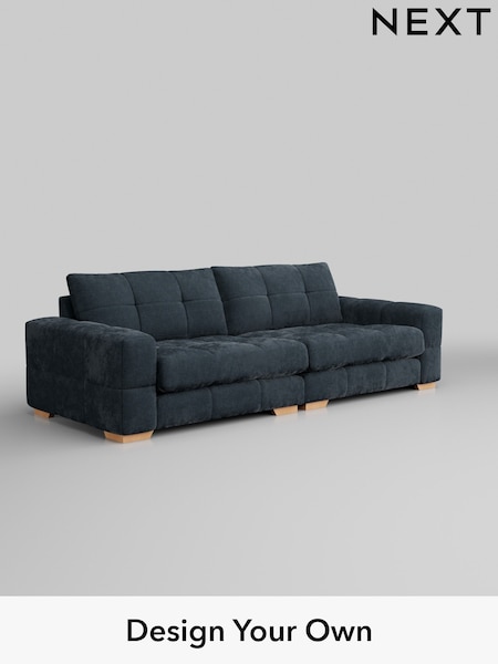 Distressed Velour/Midnight Blue Brooke Deep Sit (H35211) | £1,825
