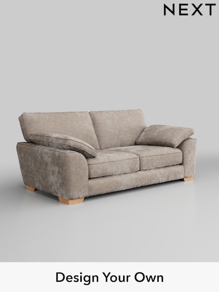 Distressed Velour/Mid Natural Stamford Grand Relaxed Sit (H35213) | £1,725