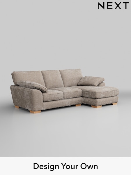 Distressed Velour/Mid Natural Stamford Grand Relaxed Sit (H35213) | £2,275