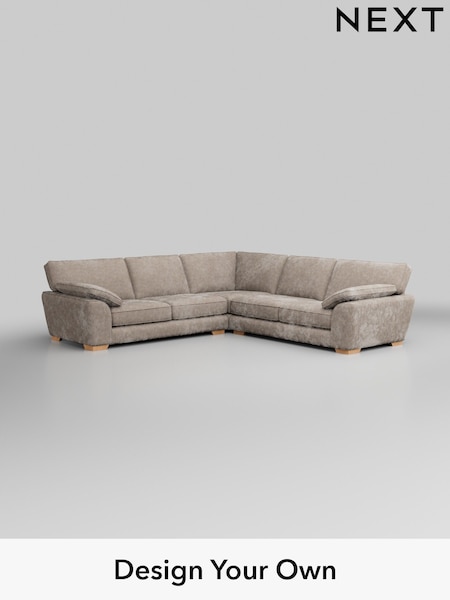 Distressed Velour/Mid Natural Stamford Grand Relaxed Sit (H35213) | £3,025
