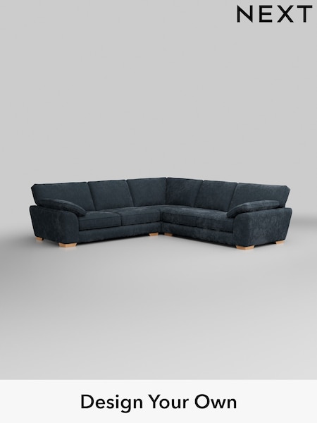 Distressed Velour/Midnight Blue Stamford Grand Relaxed Sit (H35215) | £3,025