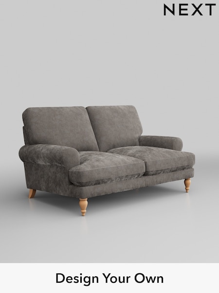 Distressed Velour/French Grey Erin Deep Relaxed Sit (H35218) | £1,175