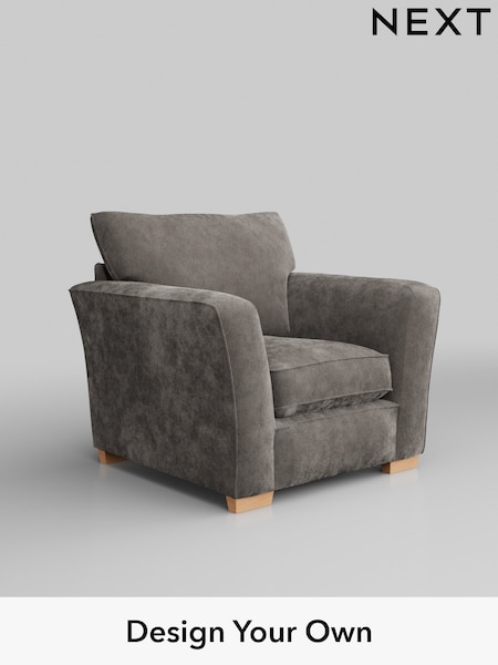 Distressed Velour/French Grey Heath Highback (H35219) | £750