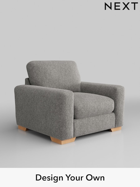 Cotswold Chenille/Silver Grey Houghton Deep Relaxed Sit (H35220) | £925