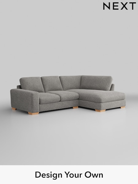 Cotswold Chenille/Silver Grey Houghton Deep Relaxed Sit (H35220) | £2,150