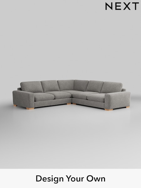 Cotswold Chenille/Silver Grey Houghton Deep Relaxed Sit (H35220) | £2,925