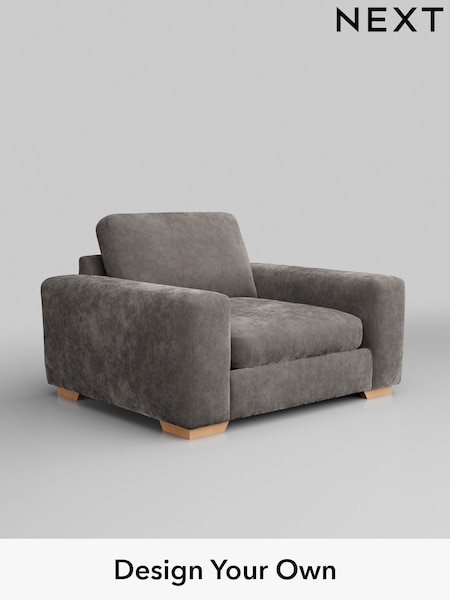 Distressed Velour/French Grey Houghton Deep Sit (H35222) | £975