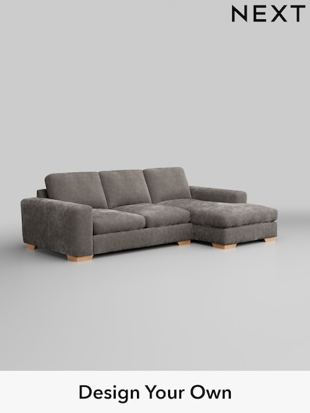 Distressed Velour/French Grey Houghton Deep Sit (H35222) | £2,050