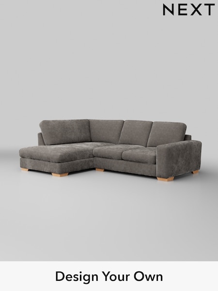 Distressed Velour/French Grey Houghton Deep Sit (H35222) | £2,099