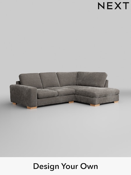 Distressed Velour/French Grey Houghton Deep Sit (H35222) | £2,099