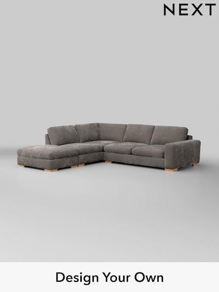 Distressed Velour/French Grey Houghton Deep Sit (H35222) | £2,599