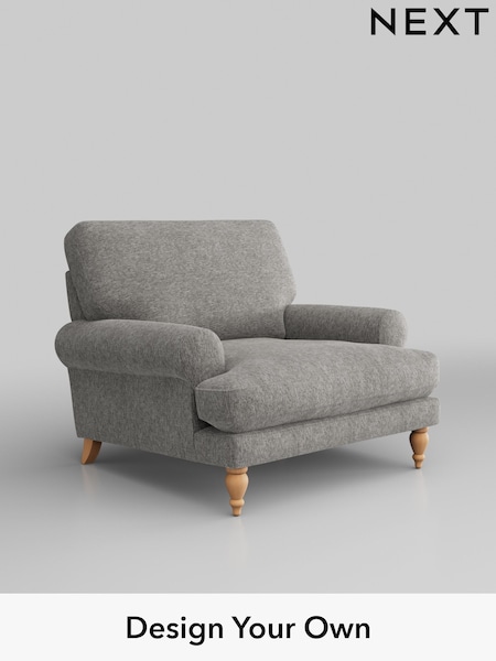 Cotswold Chenille/Silver Grey Erin Deep Relaxed Sit (H35224) | £875