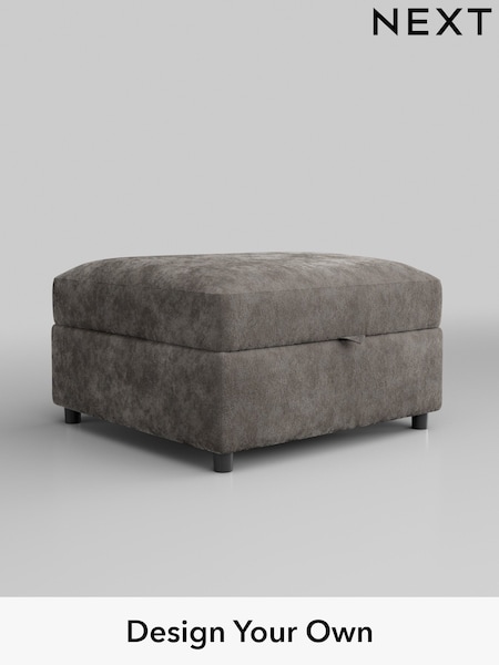 Distressed Velour/French Grey Parker Platform (H35225) | £499