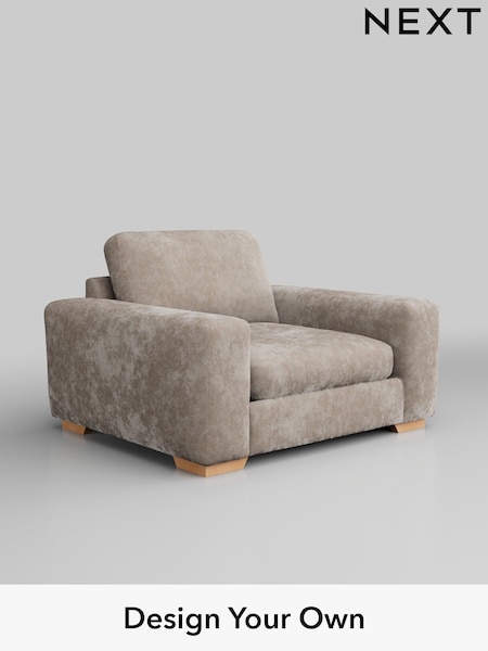 Distressed Velour/Mid Natural Houghton Deep Sit (H35232) | £975