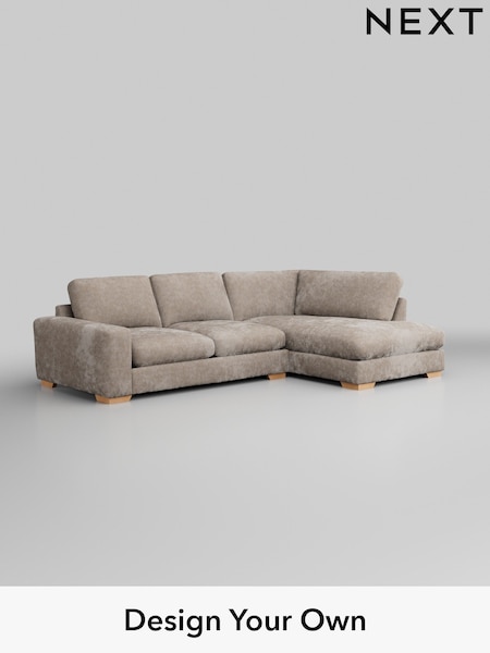 Distressed Velour/Mid Natural Houghton Deep Sit (H35232) | £2,199