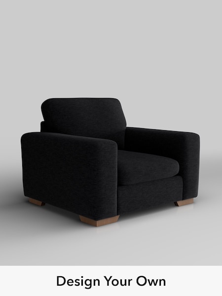 Fine Chenille Easy Clean/Black Houghton Deep Sit (H35235) | £875