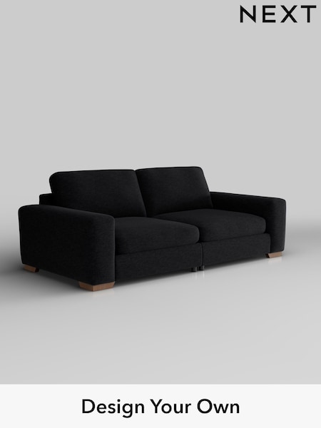 Fine Chenille Easy Clean/Black Houghton Deep Sit (H35235) | £1,475