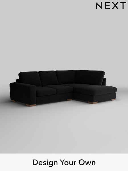 Fine Chenille Easy Clean/Black Houghton Deep Sit (H35235) | £2,099