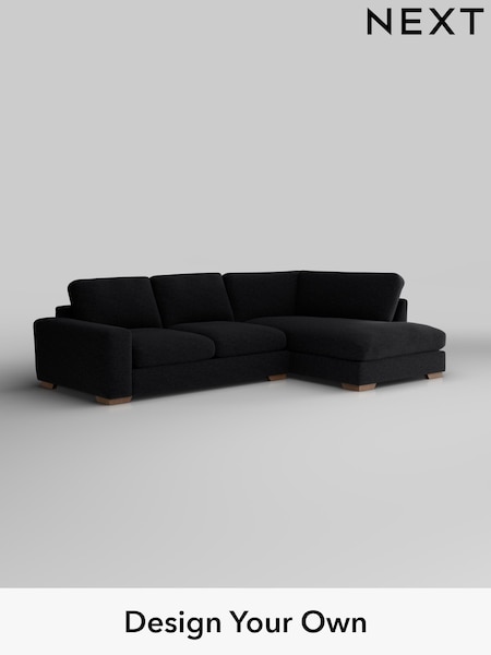 Fine Chenille Easy Clean/Black Houghton Deep Sit (H35235) | £2,199