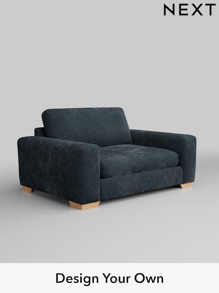 Distressed Velour/Midnight Blue Houghton Deep Sit (H35239) | £1,175