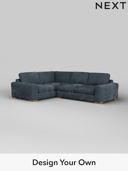 Distressed Velour/Midnight Blue Houghton Deep Sit (H35239) | £2,575