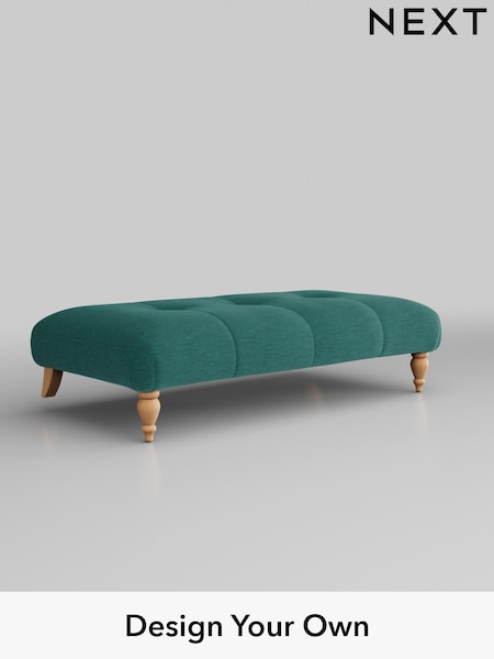 Fine Chenille Easy Clean/Dark Juniper Green Erin Buttoned Back Deep Sit (H35255) | £499