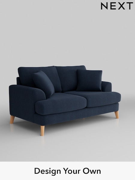Fine Chenille Easy Clean/Dark Navy Blue Parker (H35263) | £1,275