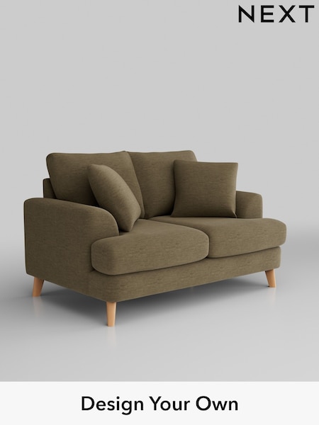 Fine Chenille Easy Clean/Dark Moss Green Parker (H35266) | £1,175