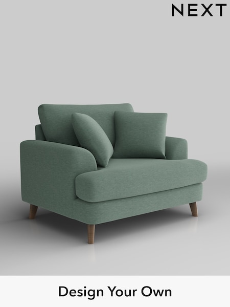 Fine Chenille Easy Clean/Light Forest Green Parker (H35272) | £975