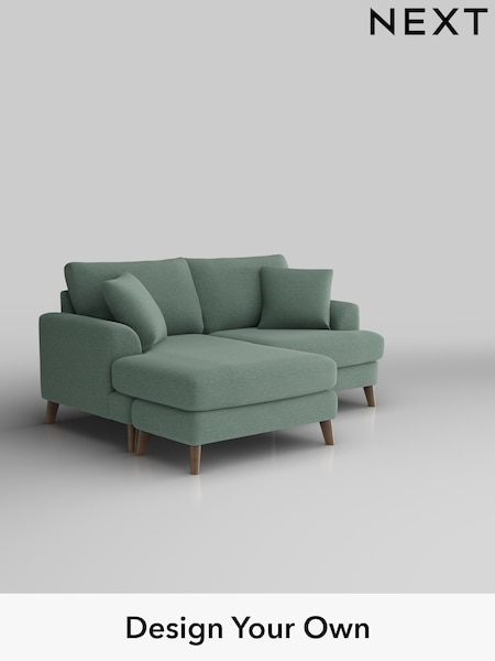 Fine Chenille Easy Clean/Light Forest Green Parker (H35272) | £1,550
