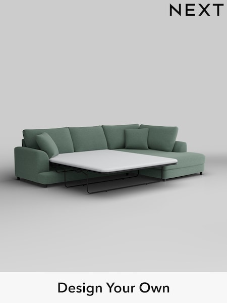 Fine Chenille Easy Clean/Light Forest Green Parker (H35272) | £2,525