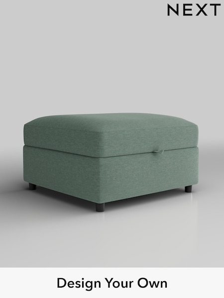 Fine Chenille Easy Clean/Light Forest Green Parker Platform (H35274) | £499
