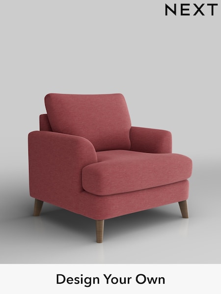 Fine Chenille Easy Clean/Mid Pink Parker (H35286) | £875
